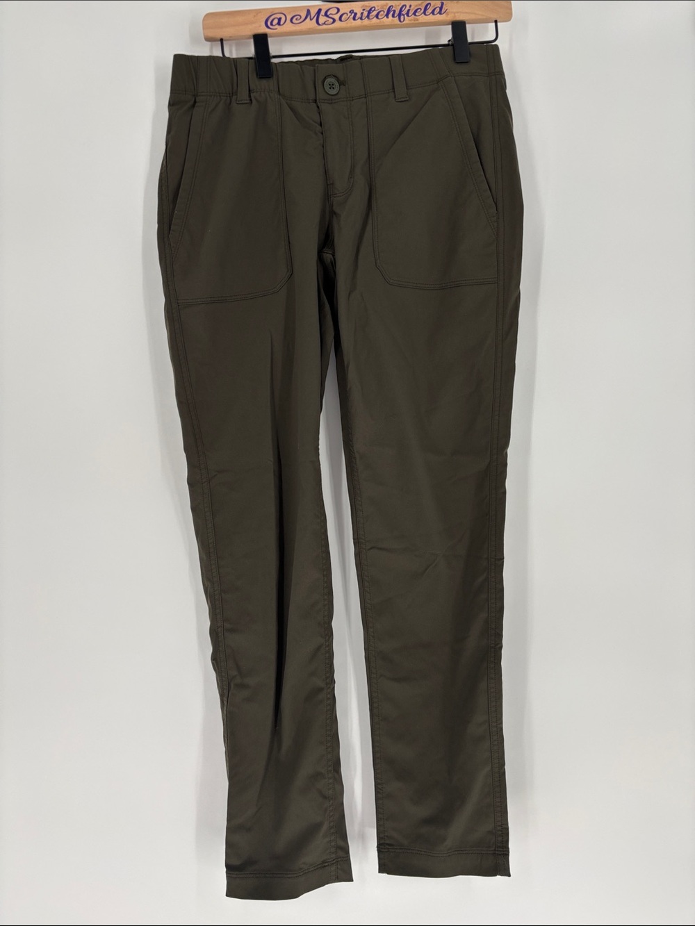 REI coop green hiking pants 6 petite